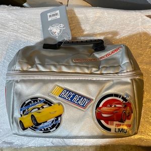 Brand new cars, lunch bag